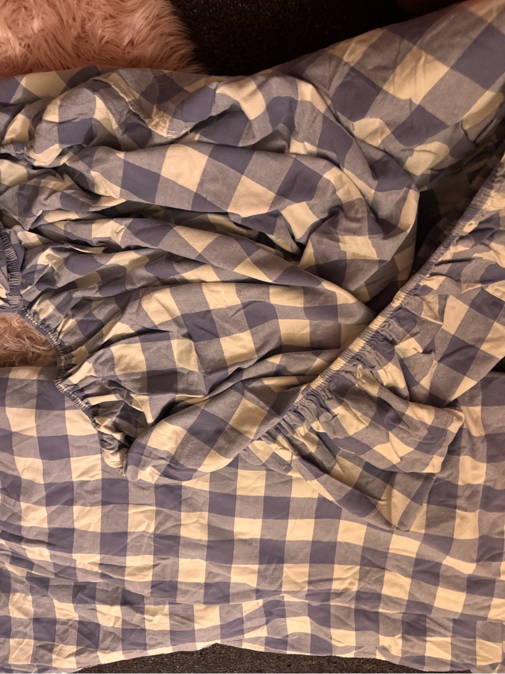 L.L. Bean Ultrasoft Comfort Flannel queen sheets 3 pc lilac purple combo - Picture 9 of 12